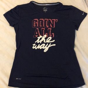 NWOT, Nike dri-fit tee, dark purple